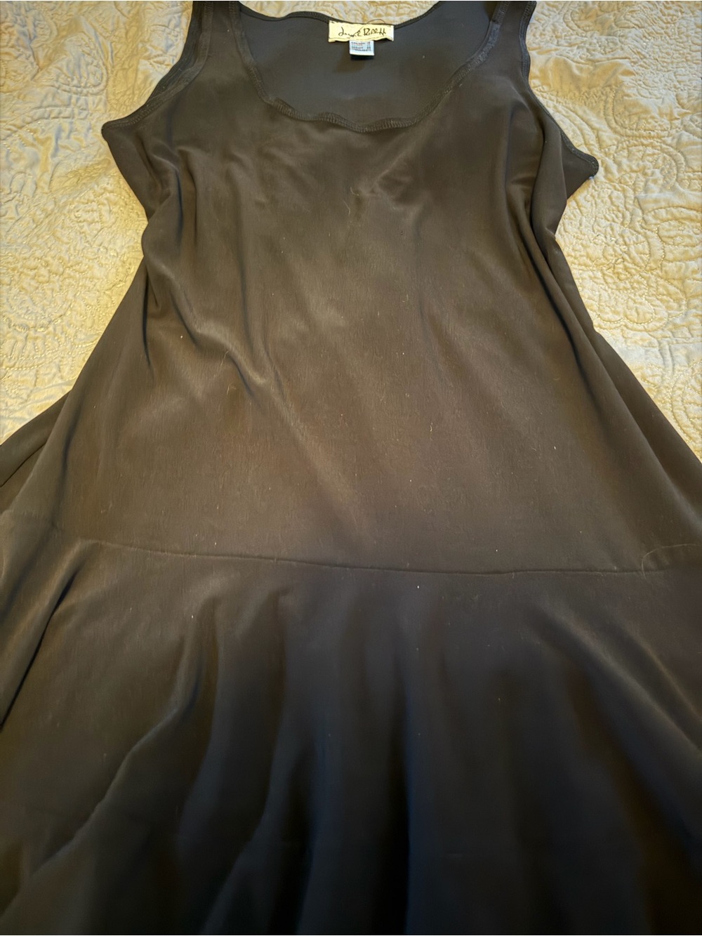 Joseph Ribkoff Black Sleeveless drop waist dress - Picture 2 of 4